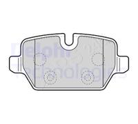 Disc Brake Pad Set DELPHI Fits MINI NISSAN Countryman Paceman R60 34219808172