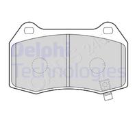 Disc Brake Pad Set DELPHI Fits NISSAN 350 Z Coupe Roadster 02-09 D10F0-CD026