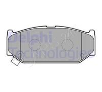 Disc Brake Pad Set DELPHI Fits SUZUKI Swift II Saloon III IV 94-01 5525060B80