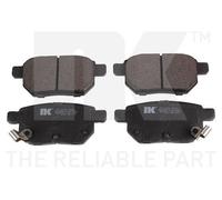 Brake Pads Set fits TOYOTA PRIUS ZVW3 1.8 Rear 2008 on NK 0446602191 0446612130