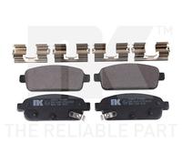 NK Rear Brake Pad Set for Vauxhall Astra CDTi 130 1.7 June 2011 to June 2015