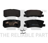 Brake Pads Set fits MITSUBISHI SHOGUN Mk2 3.2D Rear 00 to 07 NK 4605A265 Quality