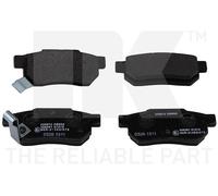 NK Rear Brake Pad Set for MG ZS 180 25K4F 2.5 Litre July 2001 to July 2005