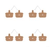 Disc Brake Pads, 2/4/6/8 Pack, Electric Scooter Replacement Parts, Enhanced Stopping Power, Metal Material, for Mountain Biking and Commuting(8pcs)