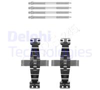 Disc Brake Pads Accessory Kit DELPHI Fits AUDI OPEL PORSCHE PEUGEOT A6 Q5 08-18