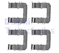 Disc Brake Pads Accessory Kit DELPHI Fits KIA HYUNDAI Rio II Saloon 05-10