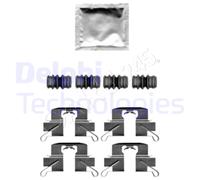 Disc Brake Pads Accessory Kit DELPHI Fits MAZDA PEUGEOT Cx-3 Cx-5 3008 09-18