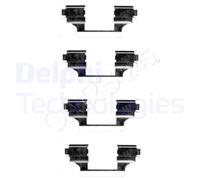 Disc Brake Pads Accessory Kit DELPHI Fits PEUGEOT CITROEN 407 Coupe Sw 00-11