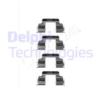 Disc Brake Pads Accessory Kit DELPHI Fits SKODA MERCEDES PEUGEOT SEAT II 99-15