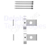 Disc Brake Pads Accessory Kit DELPHI Fits TESLA OPEL FIAT VAUXHALL GTC 00-17