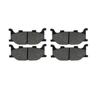 Disc Brake Pads Dirt For XVS1300 For CTW For CTX AW AX V-Star 1300 Tourer 07-10 For XVS1300A Midnight Star YP400 Majesty Motorcycle Front Rear Brake Pads Motorcycle Brake Pad(2 Pairs Front Pads)