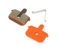 Disc Brake Pads for KugooG Booster Electric Scooter | Ultra-light 23.4g weight, reduces rotational inertia, enhances handling, for durable metal alloy, red gold black