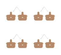 Disc Brake Pads for Ninebot Max G3 Electric Scooter, Metal Replacement Parts for Mountain Bike, Enhanced Stopping Power, 2/4/6/8 Pack