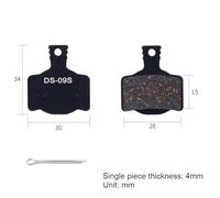 Disc Brake Pads for SRAM Mountain Bikes M446 E3 M355 Models with Necessary Hardware (DS-09S)