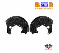 DISC BRAKE PROTECTION BACK PLATES PAIR VW GOLF MK2 A322