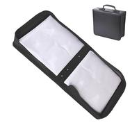 Disc CDDS Carrying Case - Round Wallet Case, Car Binder Pocket | Storage Holder for , DVD, Travel, Home, Albumhome, Black, 12 x 11 x 4 Inches, Oxford Cloth, Refer to description, Unisex
