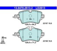 Brake pads 13.0470-2613.2 ATE for MINI BMW