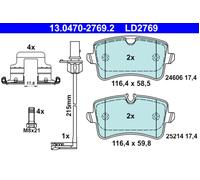 Brake pads 13.0470-2769.2 ATE for AUDI A7 Sportback A6 C7 A6 C7 Avant