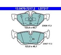 Brake pads 13.0470-7217.2 ATE for BMW 3 Touring 3 X1 1 Coupe 3 Coupe 1