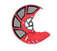 Disc Disk Rotor For CRF250R For CRF250X For CRF450R 2004-2017 For CR125R/250R 2004-2007 Red Front Brake Disc Guard Protector Cover motorcycle brake disc(Red)