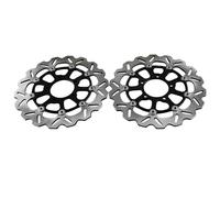 Disc Disk Rotor Front Brake Disc Rotors For Kawasaki For Ninja For ZX10R For ZX10 2008-2012 & For GTR1400 2007-2011 & For ZZR1400 2006 2007 2Pcs Disc Brake Plate