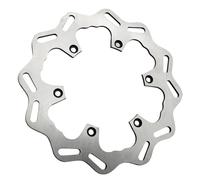 DZSLLOOI Disc Disk Rotor Motorcycle 260MM 220MM Front Rear Brake Disc Rotor Disk For GasGas For EX For EC Brake Caliper(Rear With Holes)