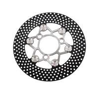 Disc Disk Rotor Universal 220mm*70mm Forged Steel Floating Disc Motorcycle Front & Rear Brake Disc For Scooter Dirt Pit Bike Moto Front Rear Brake Discs Rotors(Silverblack)