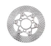 Disc Disk Rotor Universal 220mm*70mm Forged Steel Floating Disc Motorcycle Front & Rear Brake Disc For Scooter Dirt Pit Bike Moto Front Rear Brake Discs Rotors(Silver)