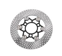 Disc Disk Rotor Universal 220mm*70mm Forged Steel Floating Disc Motorcycle Front & Rear Brake Disc For Scooter Dirt Pit Bike Moto Front Rear Brake Discs Rotors(Black silver)