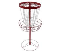 Disc Golf Basket, Portable Disc Golf Target with 24 Chains Included - Disc Golf Basket Stand Equipment for Hole + Course Creation