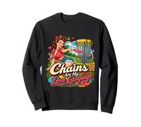 Disc Golf Chains Are My Love Language Funny Disc Golf Women Sweatshirt