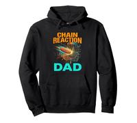 disc golf dad chain reaction basket player Pullover Hoodie