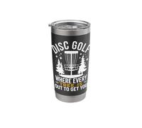 Disc Golf Disc Golf Where Every Tree is Out to Get You Stainless Steel Insulated Tumbler