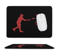 Disc Golf Icon Basket Mouse Pad Waterproof Ultra-Thin Non-Slip Rubber Base Square Mouse Mat Gaming Mousepad 7.9"x9.4"
