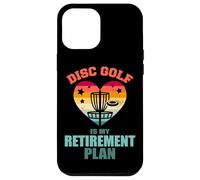 Disc Golf Is My Retirement Plan Vintage Retro Heart Funny Case for iPhone 12 Pro Max