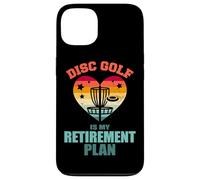 Disc Golf Is My Retirement Plan Vintage Retro Heart Funny Case for iPhone 13