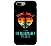 Disc Golf Is My Retirement Plan Vintage Retro Heart Funny Case for iPhone 7 Plus/8 Plus