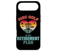 Disc Golf Is My Retirement Plan Vintage Retro Heart Funny Case for iPhone Air
