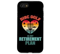 Disc Golf Is My Retirement Plan Vintage Retro Heart Funny Case for iPhone SE (2020) / 7/8