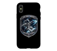 Disc Golf Mission Zero Gravity Astronaut Frolf Gift Tee Case for iPhone X/XS