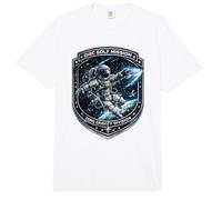 Disc Golf Mission Zero Gravity Astronaut Frolf Gift Tee Comfort Colors Adult Heavyweight T-Shirt