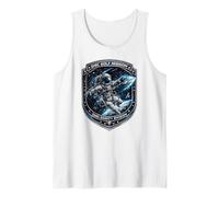 Disc Golf Mission Zero Gravity Astronaut Frolf Gift Tee Tank Top