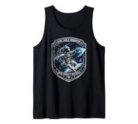 Disc Golf Mission Zero Gravity Astronaut Frolf Gift Tee Tank Top