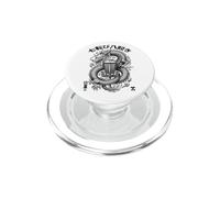 Disc Golf Player Dragon Basket Never Give Up Kanji PopSockets PopGrip for MagSafe
