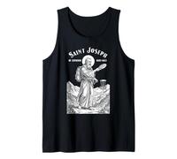 Disc Golf Player Funny Patron Saint Joseph of Cupertino Tank Top
