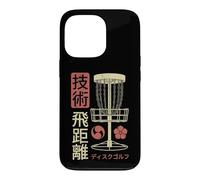 Disc Golf Player Funny Technique Distance Kanji Basket Case for iPhone 13 Pro