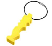 Disc Golf Repair Tool & Frisbee Cleaner, Multi-Purpose Scratch Remover and Maintenance Accessory with Keychain, Alloy Flying Disc Tool for Ultimate Sports Bag, Removes Grime and Stains