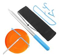 Disc Golf Retriever Pole, 16 Feet Telescopic Design with Stainless Steel Frame, Carry Bag,Extendable Golf Accessories Grabber to Retrieve Discs in Water