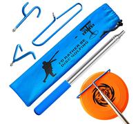 Disc Golf Retriever Pole,Disc Retriever Telescoping Pole with Hook,Expands to 10/16 Feet,Disc Golf Stick Disc Golf Grabber,Disc Golf Gripper Pole,Disc Golf Equipment Disc Golf Accessories (16 FT)