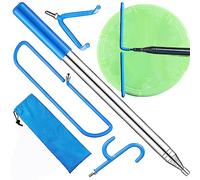 Disc Golf Retriever Pole Telescopic 16FT | Disc Golf Equipment Disc Retriever Disc Golf Grabber | Disc Golf Accessories Gift | Frisbee Golf Stick Disc Grabber | Disk Golf Retriever Gifts